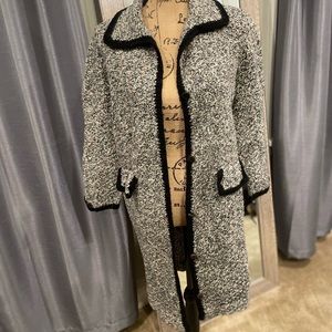 Long length heavy sweater